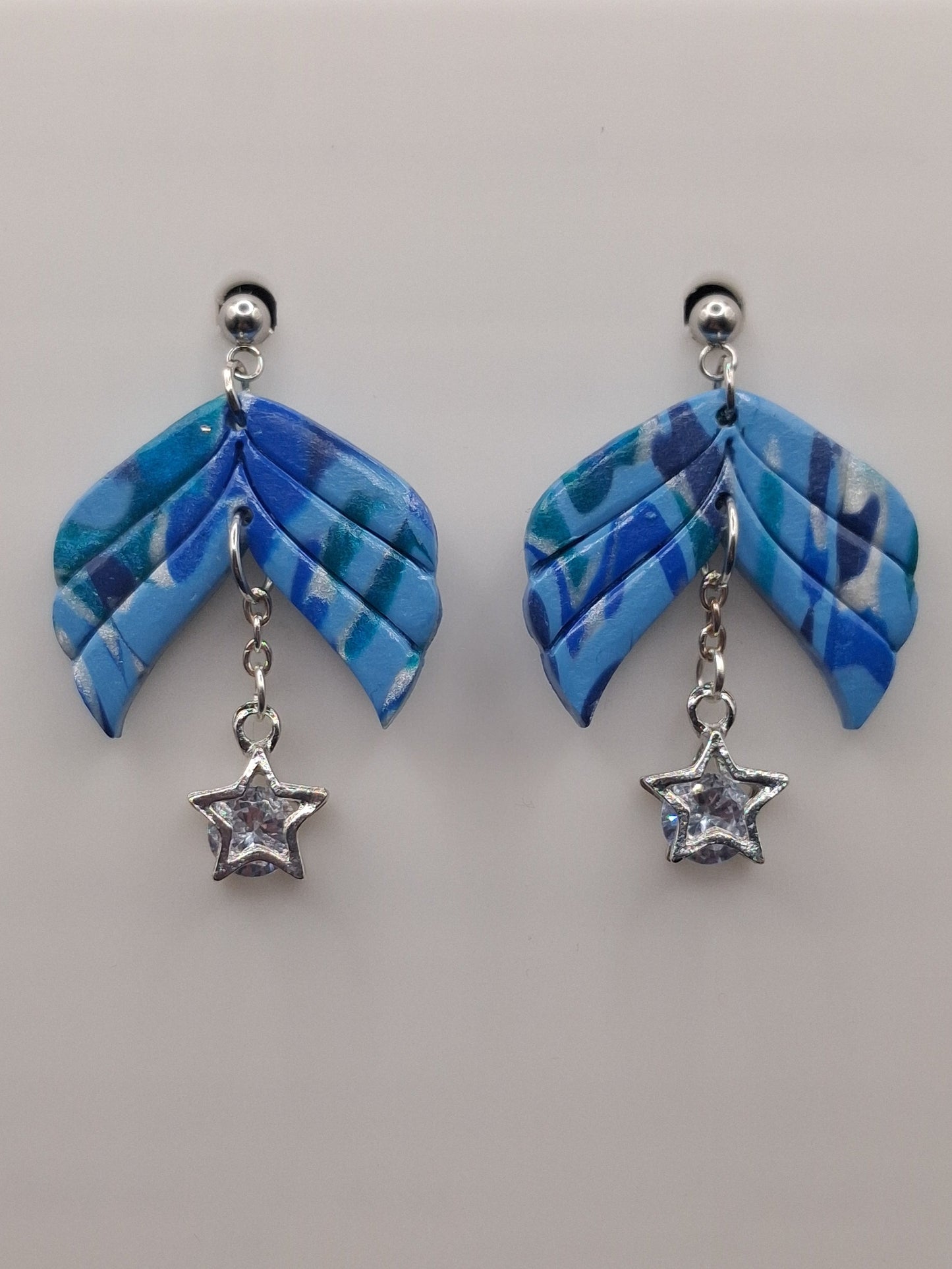 Camo - Wings with Star Charm