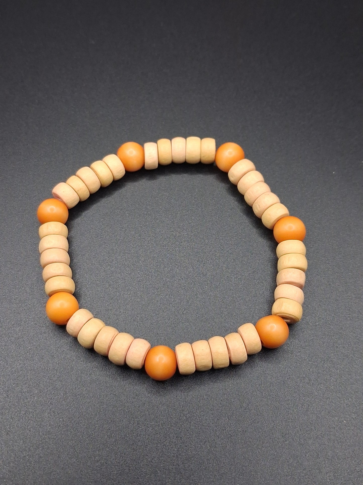 Simple Wooden Stretch Bracelet