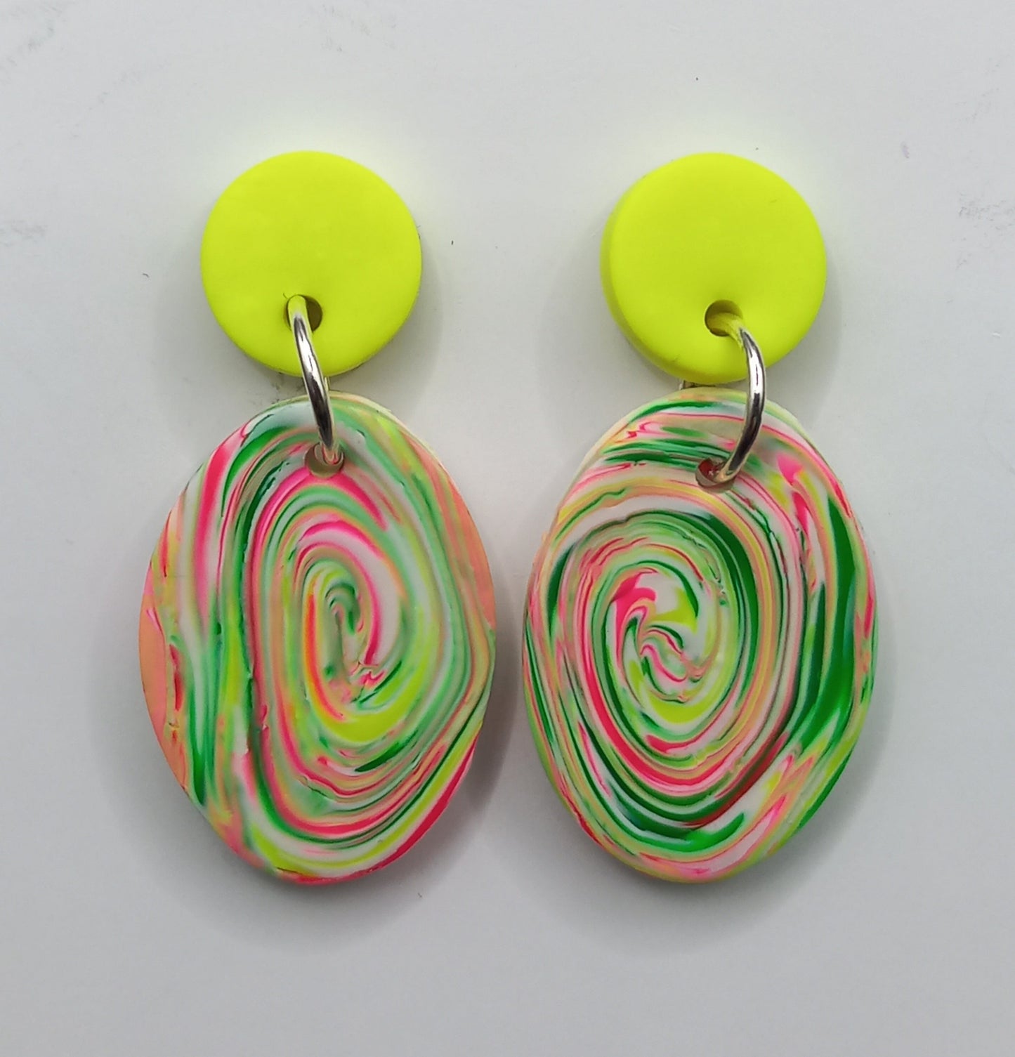 Tie Dye - Studs with Ovals