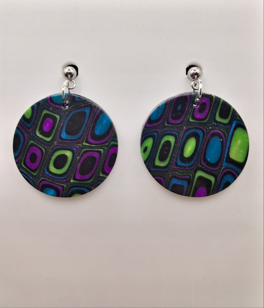 Retro Squares - Large Circles