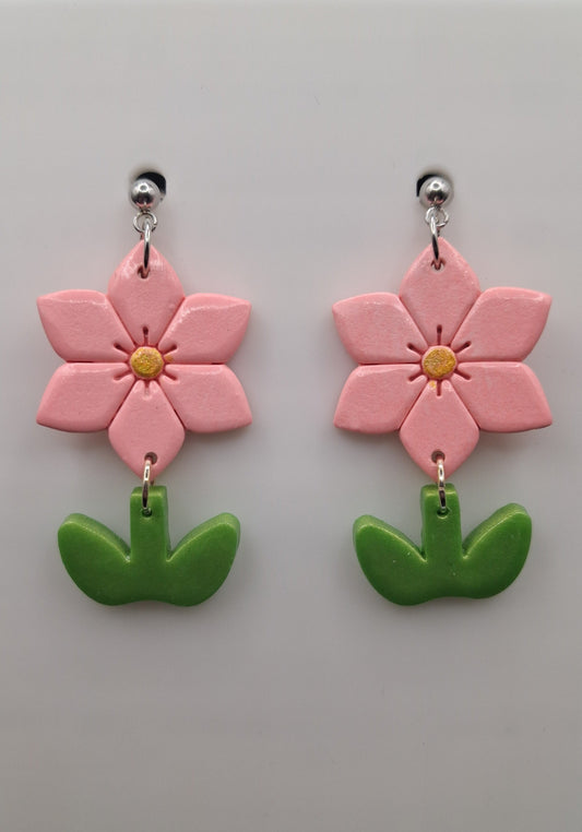 Flower with Stems - Pink