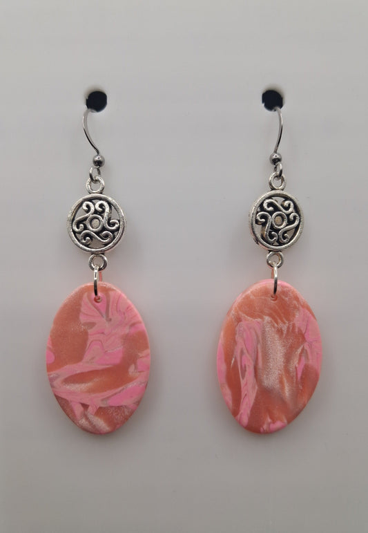 Marbled - Ovals with Charms