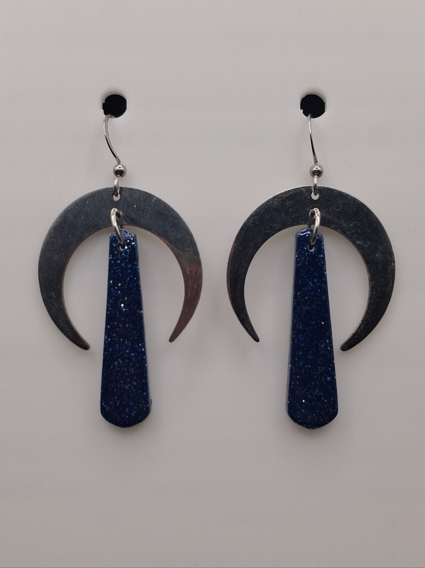 Tapered with Half Moon - Navy