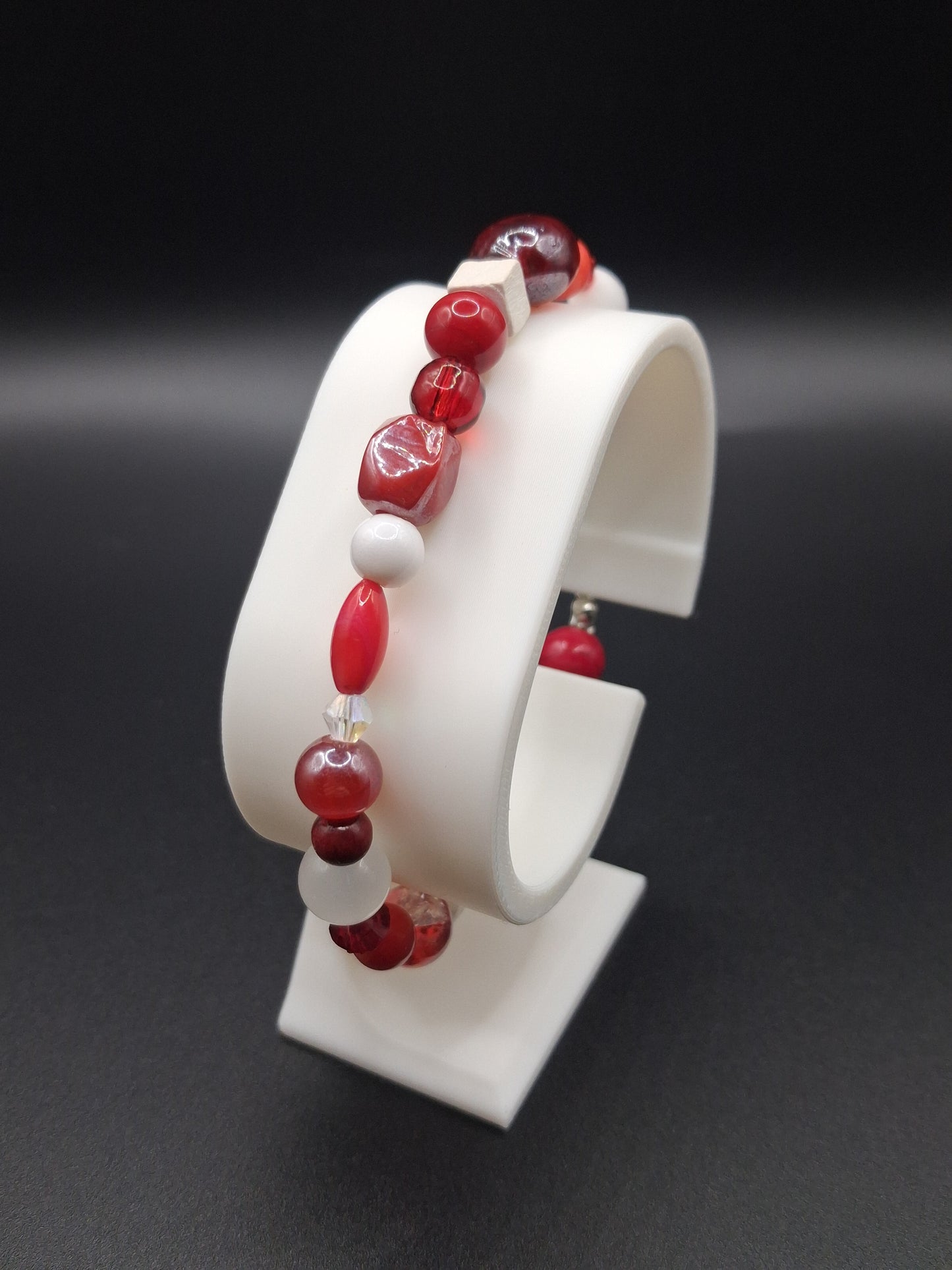 Mix & Match Bracelet - Red / White