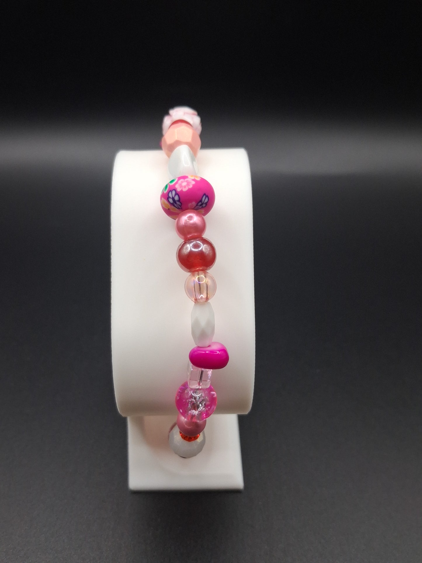 Mix & Match Bracelet - Pink / Red / White