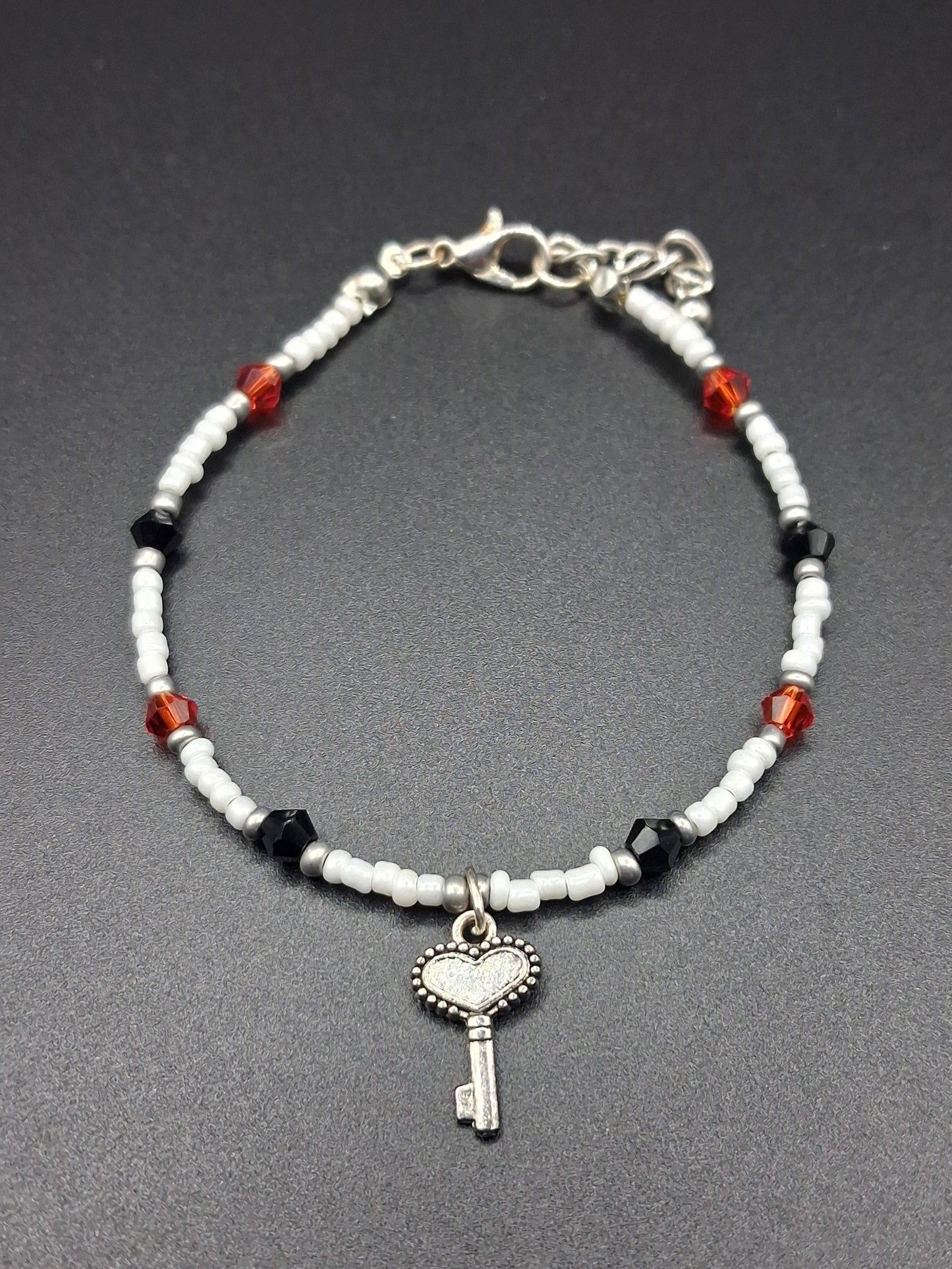 Charm Bracelet - Heart Key