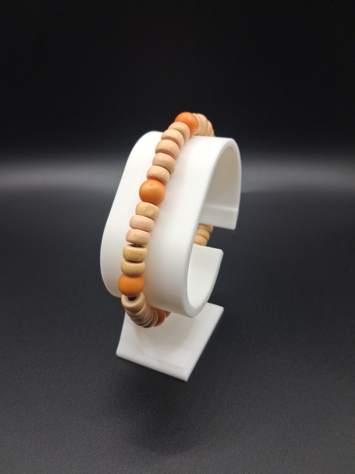 Simple Wooden Stretch Bracelet