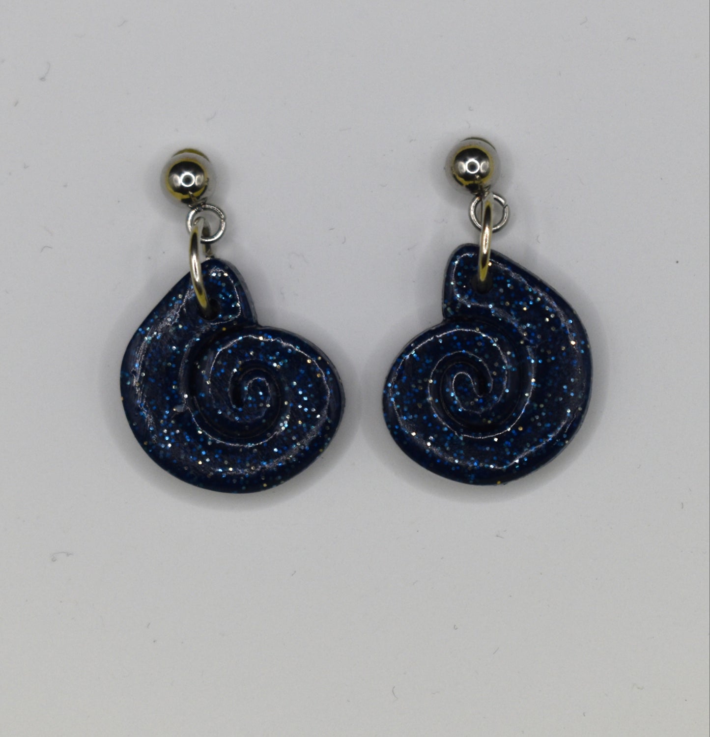 Glittery Navy Blue