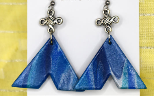 Marbled - Arrow Top + Charm