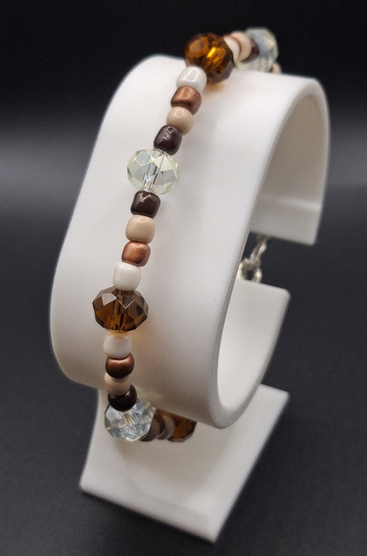 Brown + White