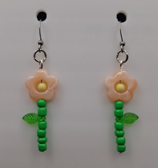 Beaded Flowers - Pink